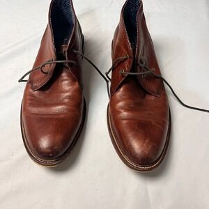 Aston Grey Haroldus Mens 10 Tan Brown Leather Chukka Desert Boots 1006836